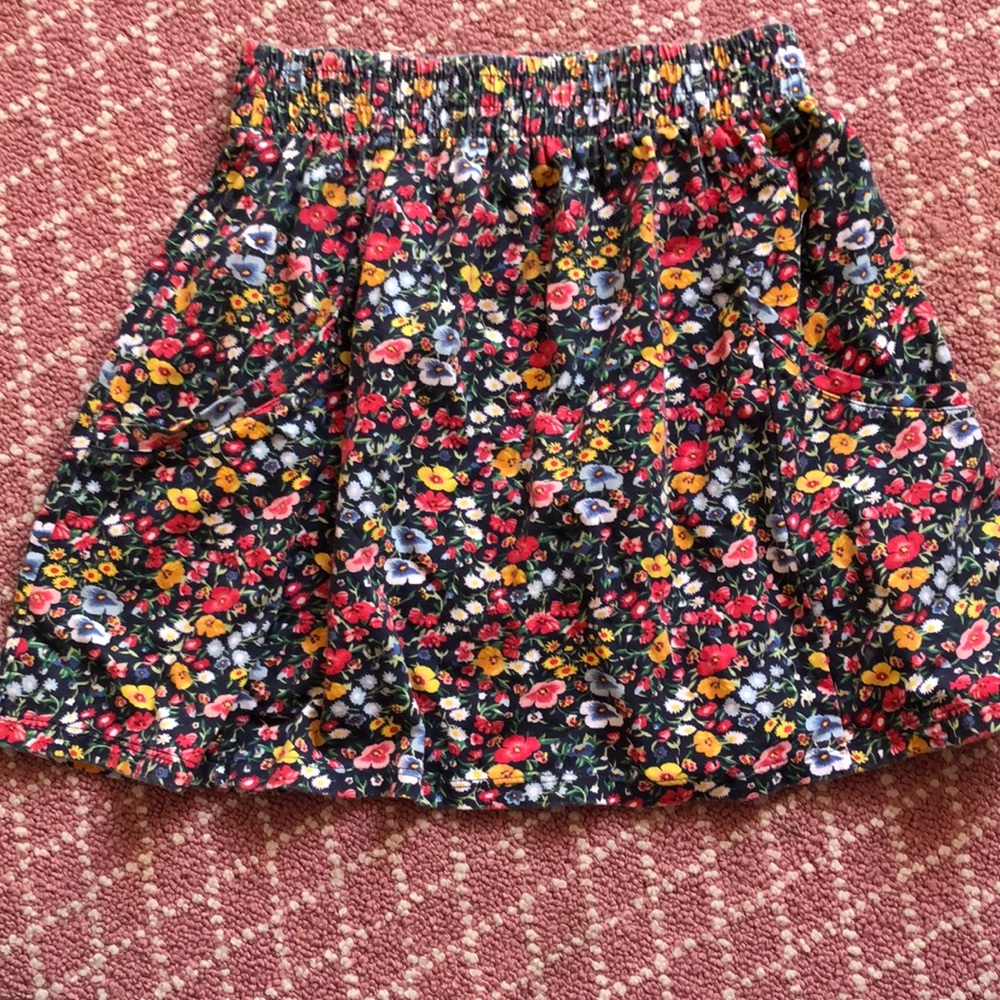 floral skater skirt